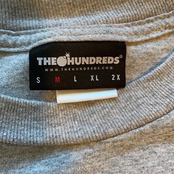 Hard Rock Cafe X The Hundreds Grey T-Shirt (M) - Picture 2 of 3
